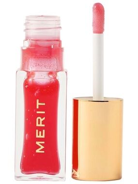Merit Shade Slick Hydrating Tinted Lip Oil: Maraschino